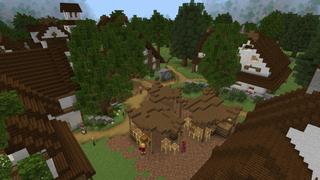 Screenshot of the Minecraft Bedrock Marketplace product Aldea Medieval created by Mine-North.