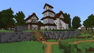 Screenshot of the Minecraft Bedrock Marketplace product Aldea Medieval created by Mine-North.
