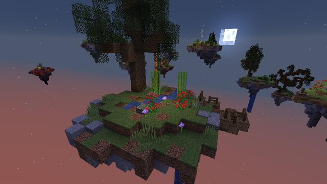 Screenshot of the Minecraft Bedrock Marketplace product Mega Skyblock created by Mine-North.