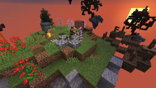 Screenshot of the Minecraft Bedrock Marketplace product Mega Skyblock created by Mine-North.