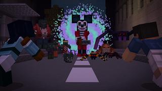 Screenshot of the Minecraft Bedrock Marketplace product Mickey's Horror City created by Mine-North.