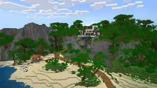 Screenshot of the Minecraft Bedrock Marketplace product Millionaire Island created by Mine-North.