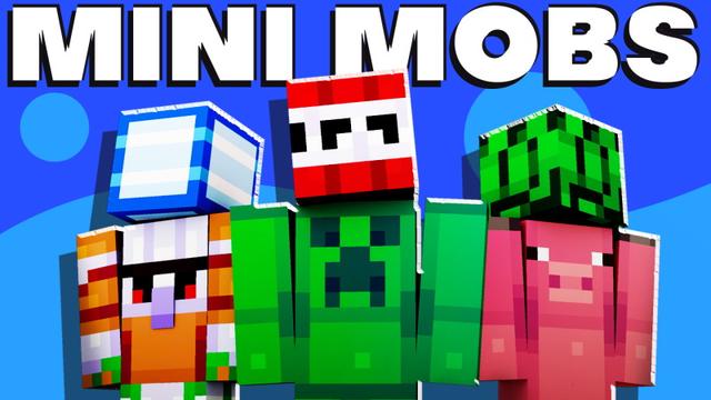 Thumbnail of the Minecraft Bedrock Marketplace product Mini Mobs created by Mine-North.