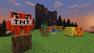 Screenshot of the Minecraft Bedrock Marketplace product Mob Blocks created by Mine-North.