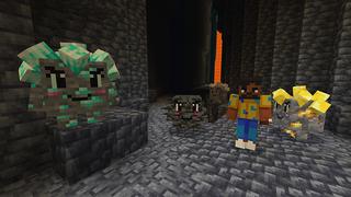 Screenshot of the Minecraft Bedrock Marketplace product Mob Blocks created by Mine-North.