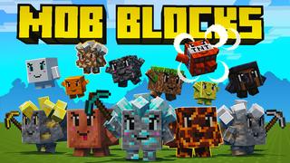 Thumbnail of the Minecraft Bedrock Marketplace product Mob Blocks created by Mine-North.