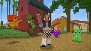 Screenshot of the Minecraft Bedrock Marketplace product Mob Pets created by Mine-North.