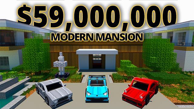 Thumbnail of the Minecraft Bedrock Marketplace product Mansão Moderna created by Mine-North.