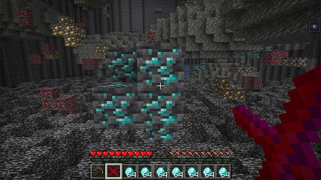 Screenshot of the Minecraft Bedrock Marketplace product Modern X-ray created by Mine-North.