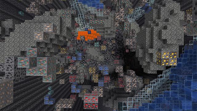 Screenshot of the Minecraft Bedrock Marketplace product Modern X-ray created by Mine-North.