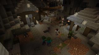 Screenshot of the Minecraft Bedrock Marketplace product Monster Cave created by Mine-North.