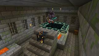 Screenshot of the Minecraft Bedrock Marketplace product Monster Cave created by Mine-North.