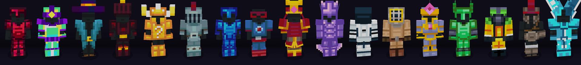 Panorama of the Minecraft Bedrock Marketplace product More Armor created by Mine-North.