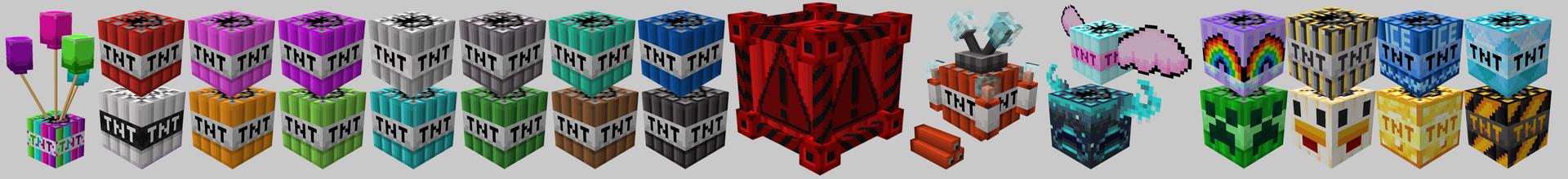 Panorama of the Minecraft Bedrock Marketplace product More TNT created by Mine-North.