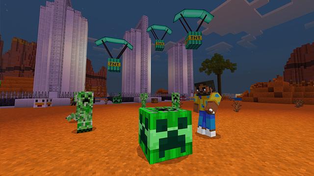 Screenshot of the Minecraft Bedrock Marketplace product More TNT created by Mine-North.