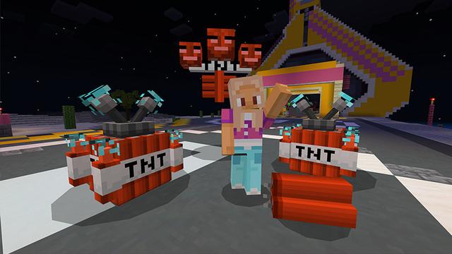 Screenshot of the Minecraft Bedrock Marketplace product More TNT created by Mine-North.