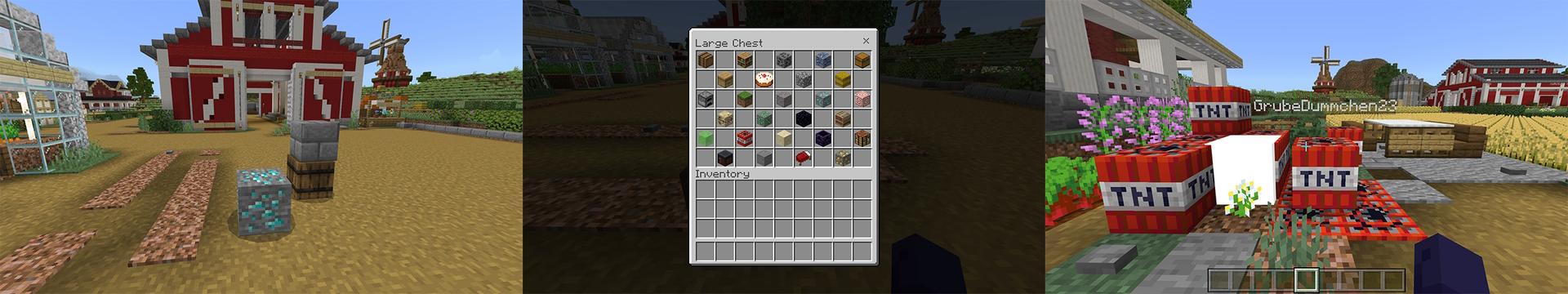 Panorama of the Minecraft Bedrock Marketplace product Morph Into Blocks created by Mine-North.