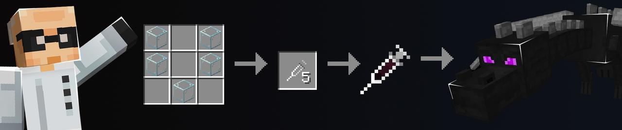 Panorama of the Minecraft Bedrock Marketplace product Morph Into Mobs created by Mine-North.
