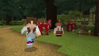 Screenshot of the Minecraft Bedrock Marketplace product Mushroom Forest created by Mine-North.