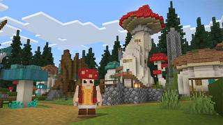 Screenshot of the Minecraft Bedrock Marketplace product Mushroom Forest created by Mine-North.