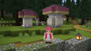 Screenshot of the Minecraft Bedrock Marketplace product Mushroom Forest created by Mine-North.
