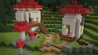 Screenshot of the Minecraft Bedrock Marketplace product Mushroom Forest created by Mine-North.