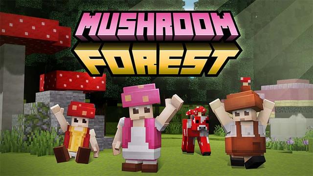 Thumbnail of the Minecraft Bedrock Marketplace product Mushroom Forest created by Mine-North.