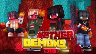 Thumbnail of the Minecraft Bedrock Marketplace product Nether Demons created by Mine-North.