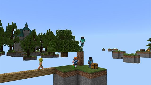 Screenshot of the Minecraft Bedrock Marketplace product Next Level Skyblock created by Mine-North.