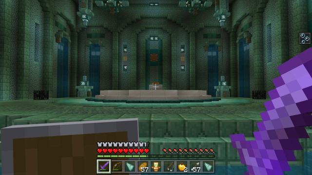 Screenshot of the Minecraft Bedrock Marketplace product Ocean Dungeon created by Mine-North.