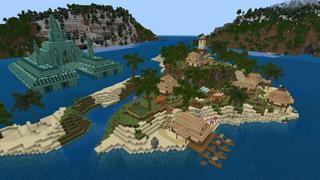 Screenshot of the Minecraft Bedrock Marketplace product Ocean Dungeon created by Mine-North.