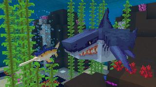 Screenshot of the Minecraft Bedrock Marketplace product Ocean Life created by Mine-North.