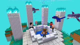 Screenshot of the Minecraft Bedrock Marketplace product One Block Dimensions created by Mine-North.