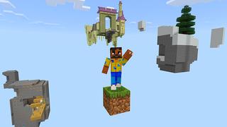 Screenshot of the Minecraft Bedrock Marketplace product One Block Dimensions created by Mine-North.