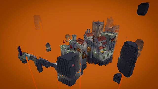 Screenshot of the Minecraft Bedrock Marketplace product One Block Dimensions created by Mine-North.