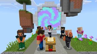 Screenshot of the Minecraft Bedrock Marketplace product One Block Dimensions created by Mine-North.