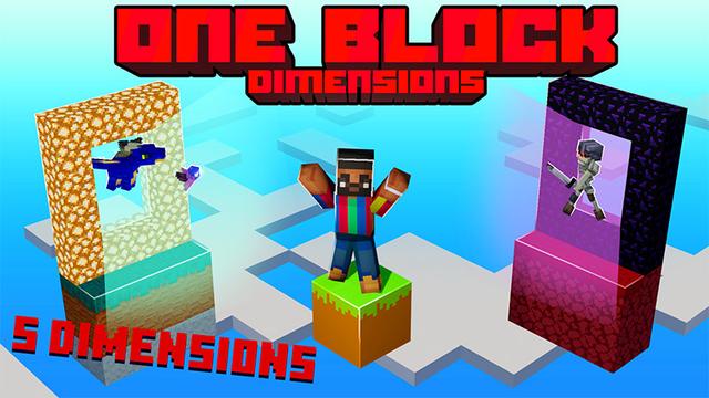 Thumbnail of the Minecraft Bedrock Marketplace product Dimensiones de un bloque created by Mine-North.