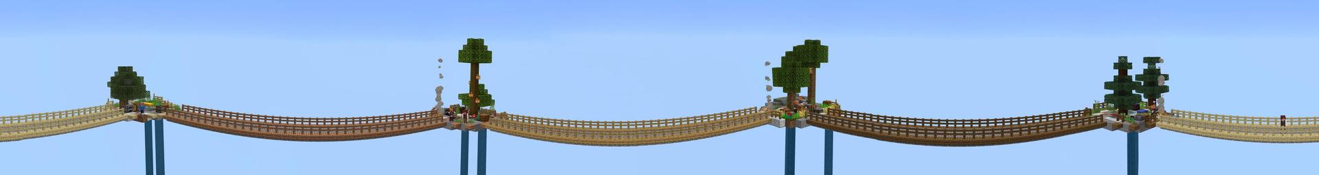 Panorama of the Minecraft Bedrock Marketplace product One Block Multiplayer created by Mine-North.