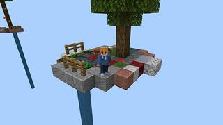 Screenshot of the Minecraft Bedrock Marketplace product One Block Multiplayer created by Mine-North.