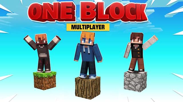 Thumbnail of the Minecraft Bedrock Marketplace product One Block Multiplayer created by Mine-North.