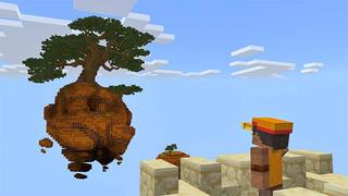 Screenshot of the Minecraft Bedrock Marketplace product One Block Red Desert created by Mine-North.