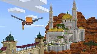 Screenshot of the Minecraft Bedrock Marketplace product One Block Red Desert created by Mine-North.