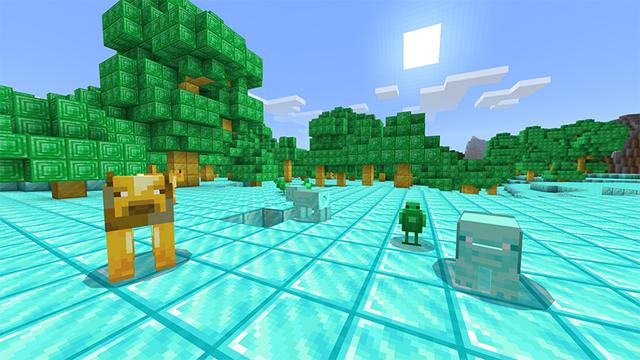 Screenshot of the Minecraft Bedrock Marketplace product OP Biome created by Mine-North.