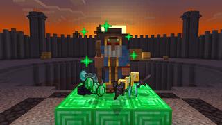 Screenshot of the Minecraft Bedrock Marketplace product OP Trader created by Mine-North.