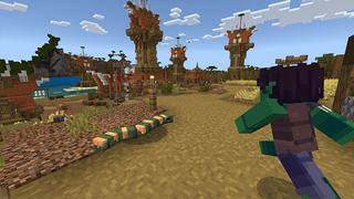 Screenshot of the Minecraft Bedrock Marketplace product Orc City created by Mine-North.