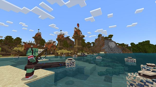 Screenshot of the Minecraft Bedrock Marketplace product Orc City created by Mine-North.