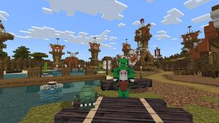 Screenshot of the Minecraft Bedrock Marketplace product Orc City created by Mine-North.