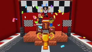 Screenshot of the Minecraft Bedrock Marketplace product Parkour Grid created by Mine-North.