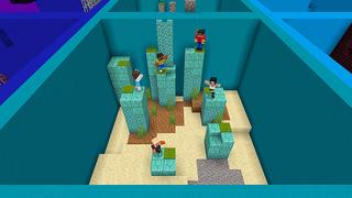 Screenshot of the Minecraft Bedrock Marketplace product Parkour Grid created by Mine-North.