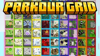 Thumbnail of the Minecraft Bedrock Marketplace product Parkour Grid created by Mine-North.